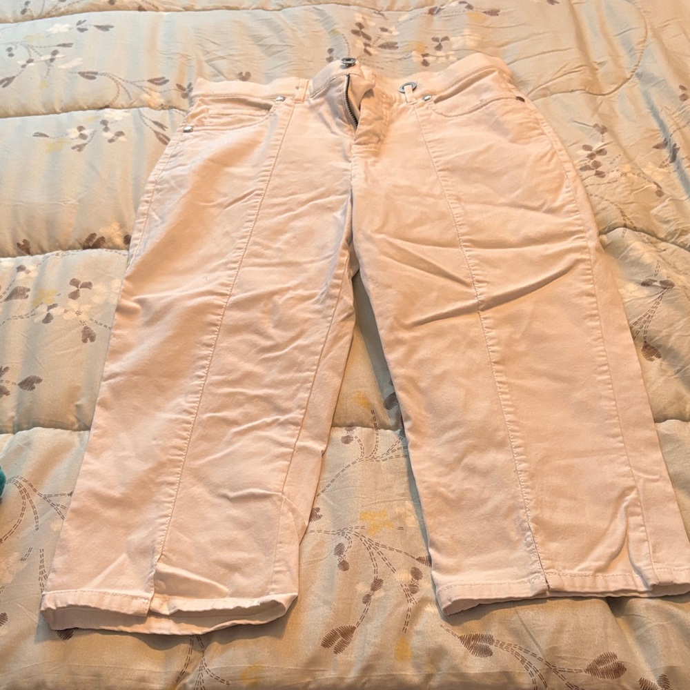 Simon Chang Women's White Ankle Jeans